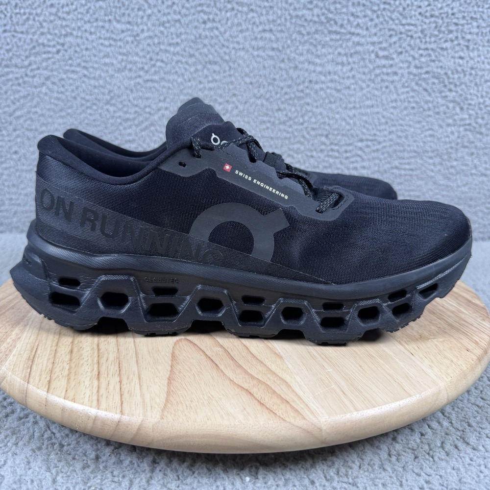 On Cloudmonster 3 Black Mens 10.5 Triple Black Road Running Shoes 3MG10051043